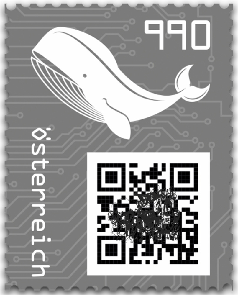 Briefmarken Strasser Webshop | Shop - 2021 - Crypto stamp - WAL - Schwarz