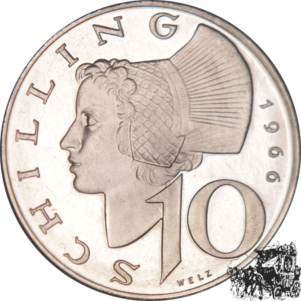 10 Schilling 1966 - PP 10 Schilling 1966 - PP