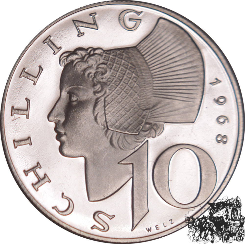 10 Schilling 1968 10 Schilling 1968