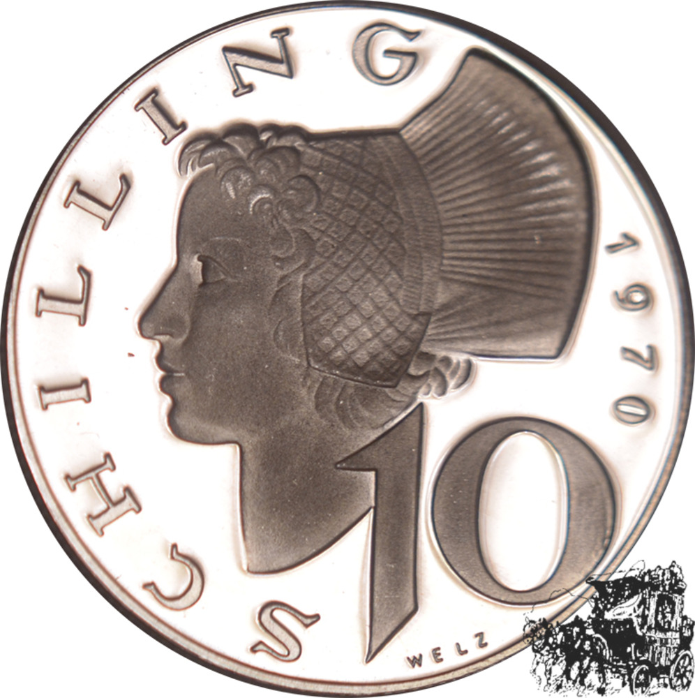 10 Schilling 1970 10 Schilling 1970